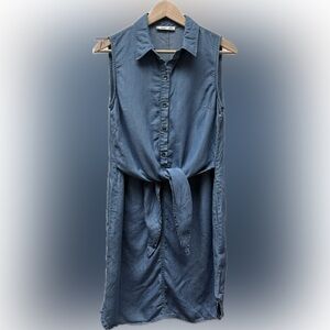 DEX Tencel front tie dress Size S